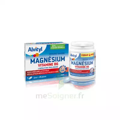 Alvityl Magnésium Vitamine B6 Libération Prolongée Comprimés Lp B/45 à Montbéliard